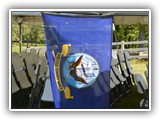 Navy Flag at Tent